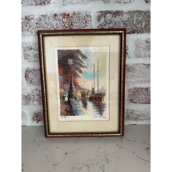 Vintage John Speirs Signed Dated London Lithograph Limited Edition 1979 - Picture 12 of 12